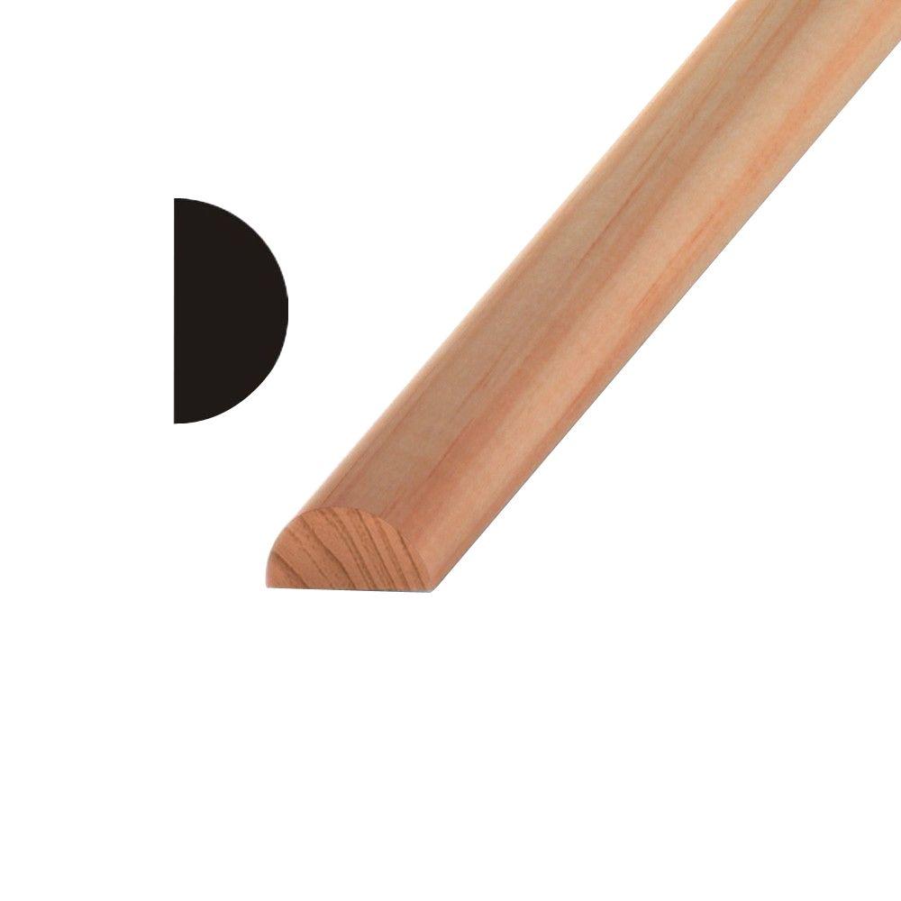 Kelleher 5 8 In X 16 Douglas Fir Half Round Moulding F300 Douglas Fir Half Round