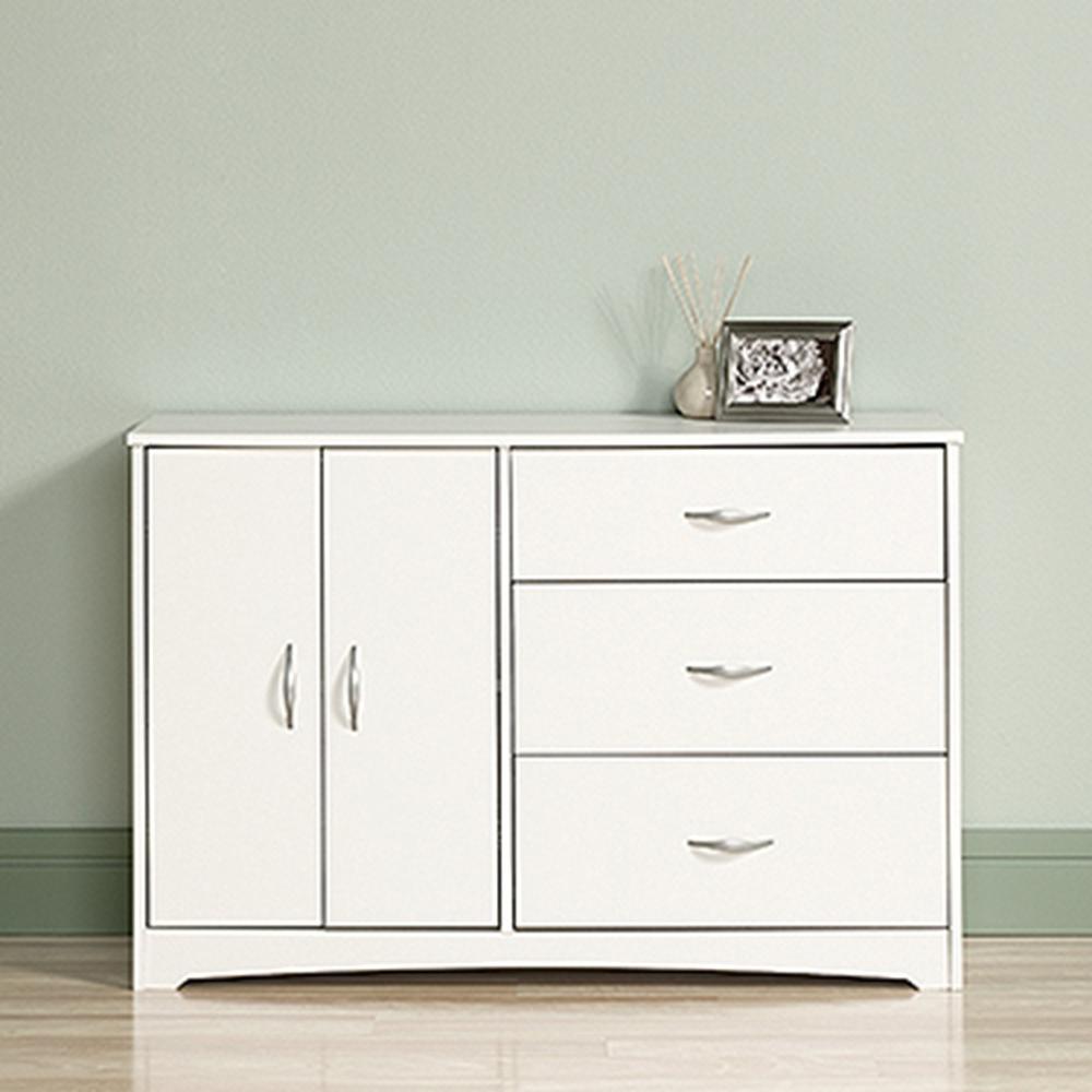 SAUDER Beginnings 3Drawer Soft White Dresser416350 The Home Depot