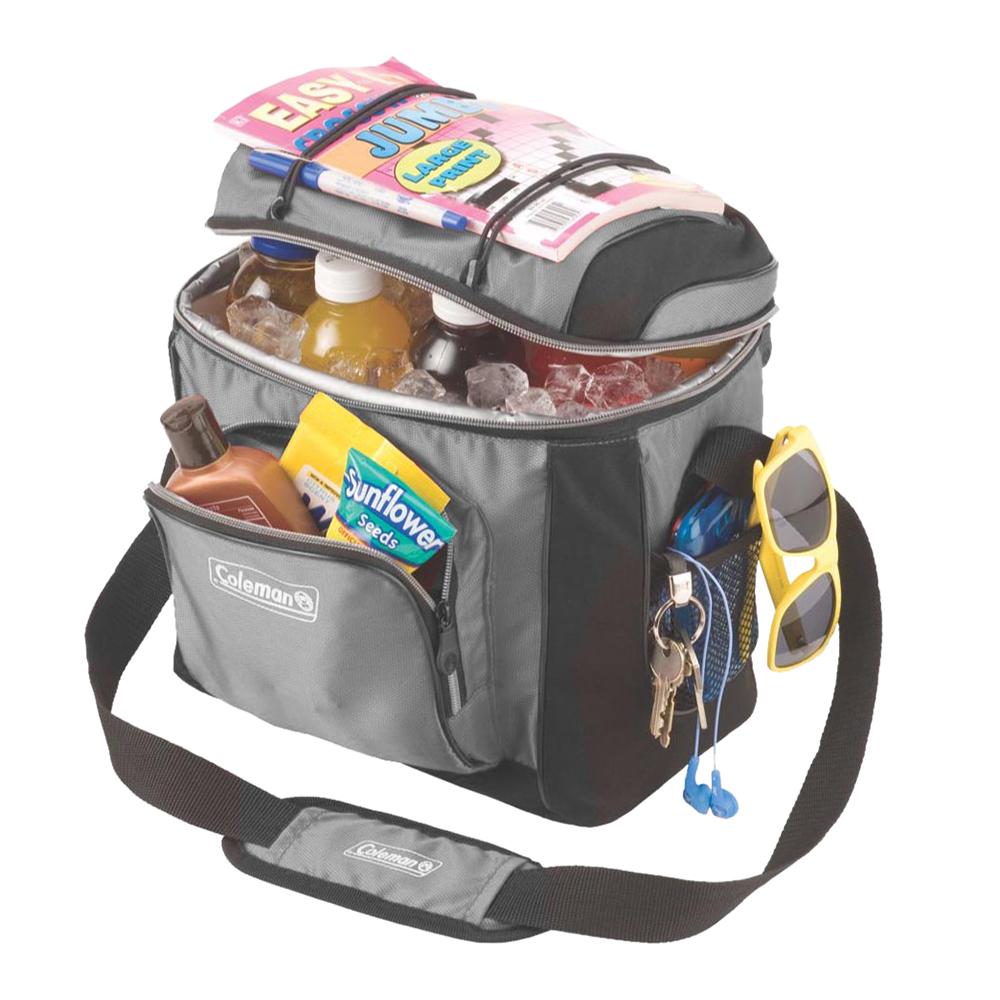 insulated lunch bag with hard liner