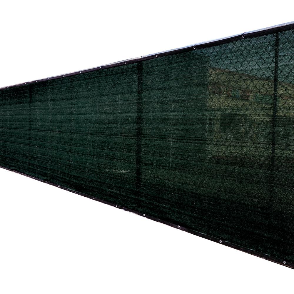 Fence4ever 92 In X 50 Ft Black Privacy Fence Screen Plastic Netting Mesh Fabric Cover With Reinforced Grommets For Garden Fence F4e B850fs A 90 The Home Depot