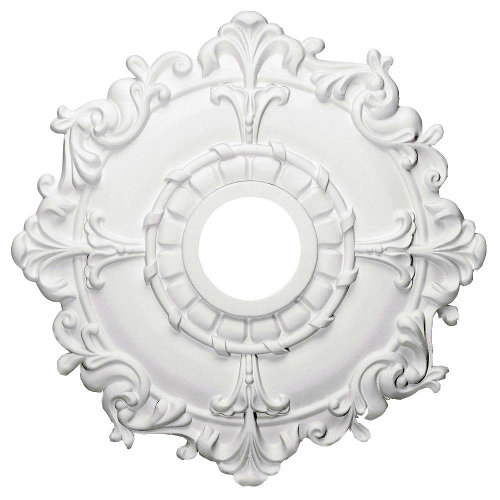 Ekena Millwork 18 In Riley Ceiling Medallion Cm18rl The Home Depot Riley Ceiling Medallion