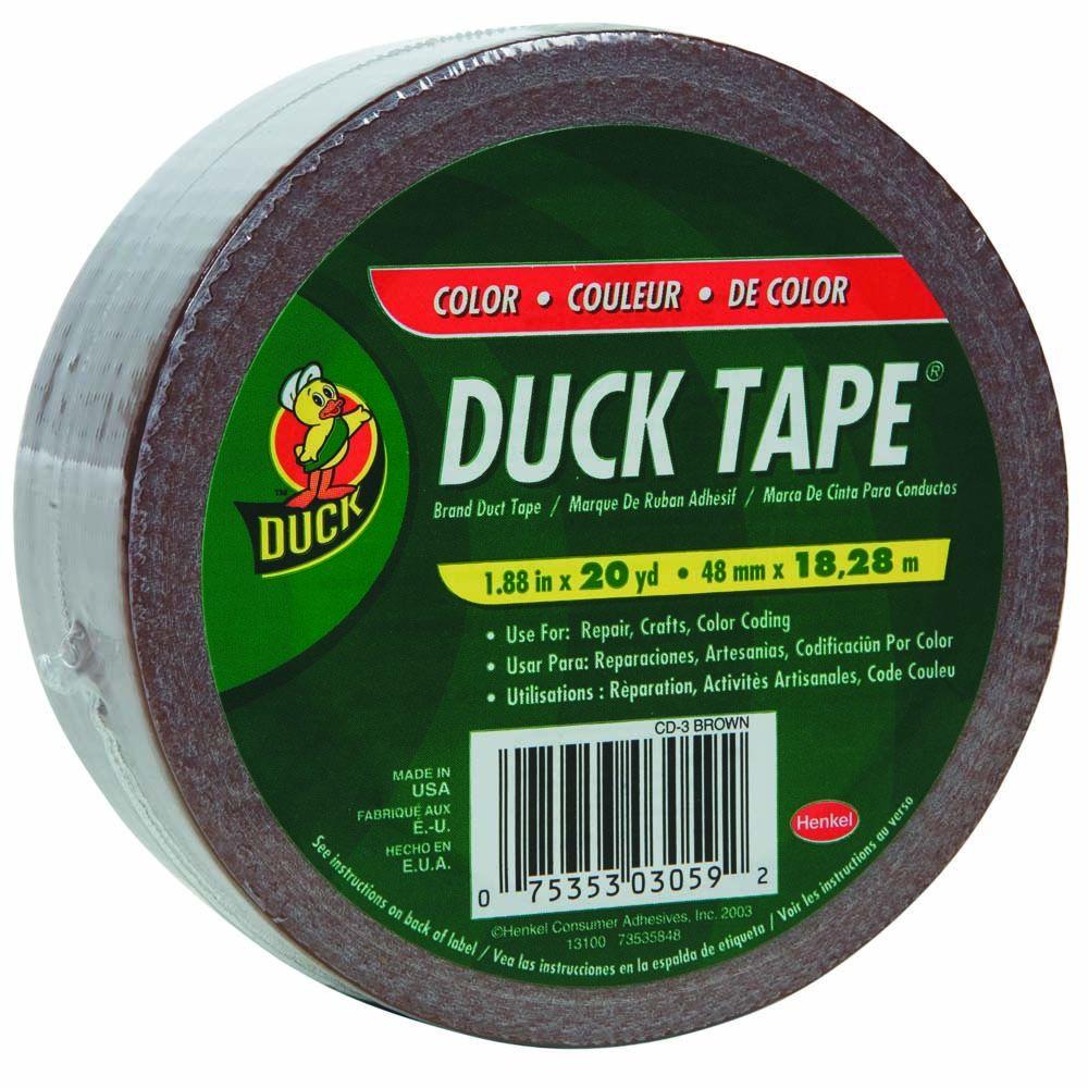 Duck 1.88 in. x 20 yds. Black All Purpose Duct Tape-392875 - The Home Depot