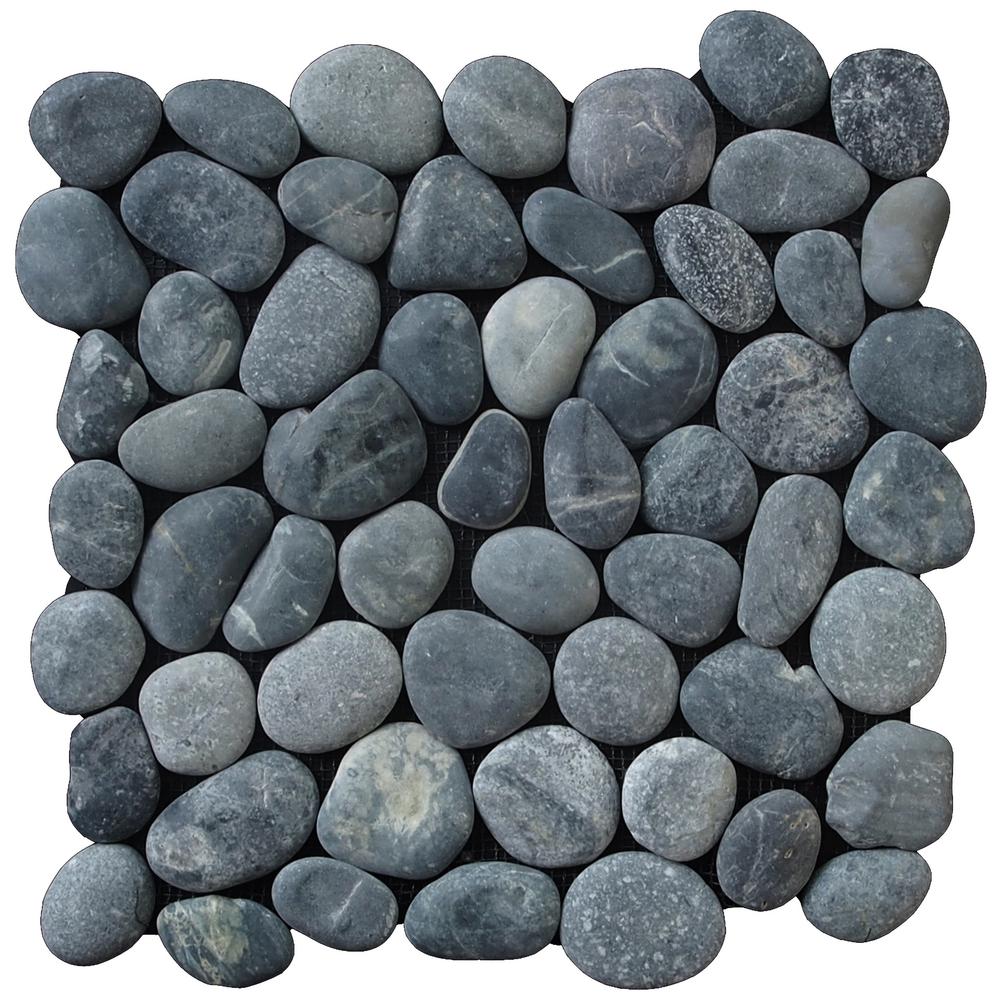 Pebbles Rock Tile Flooring The Home Depot Clic Tile