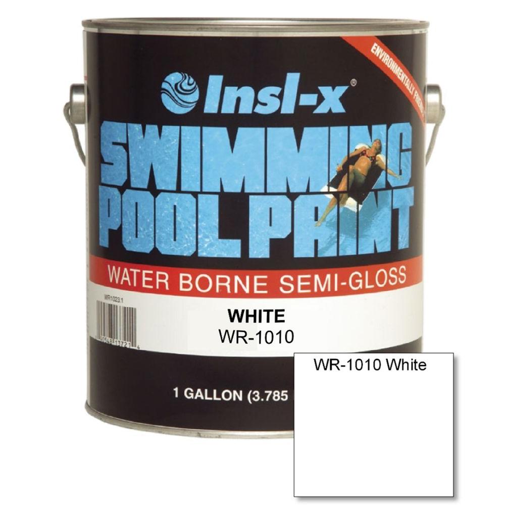 InslX 1 gal. SemiGloss Water White Swimming Pool Paint