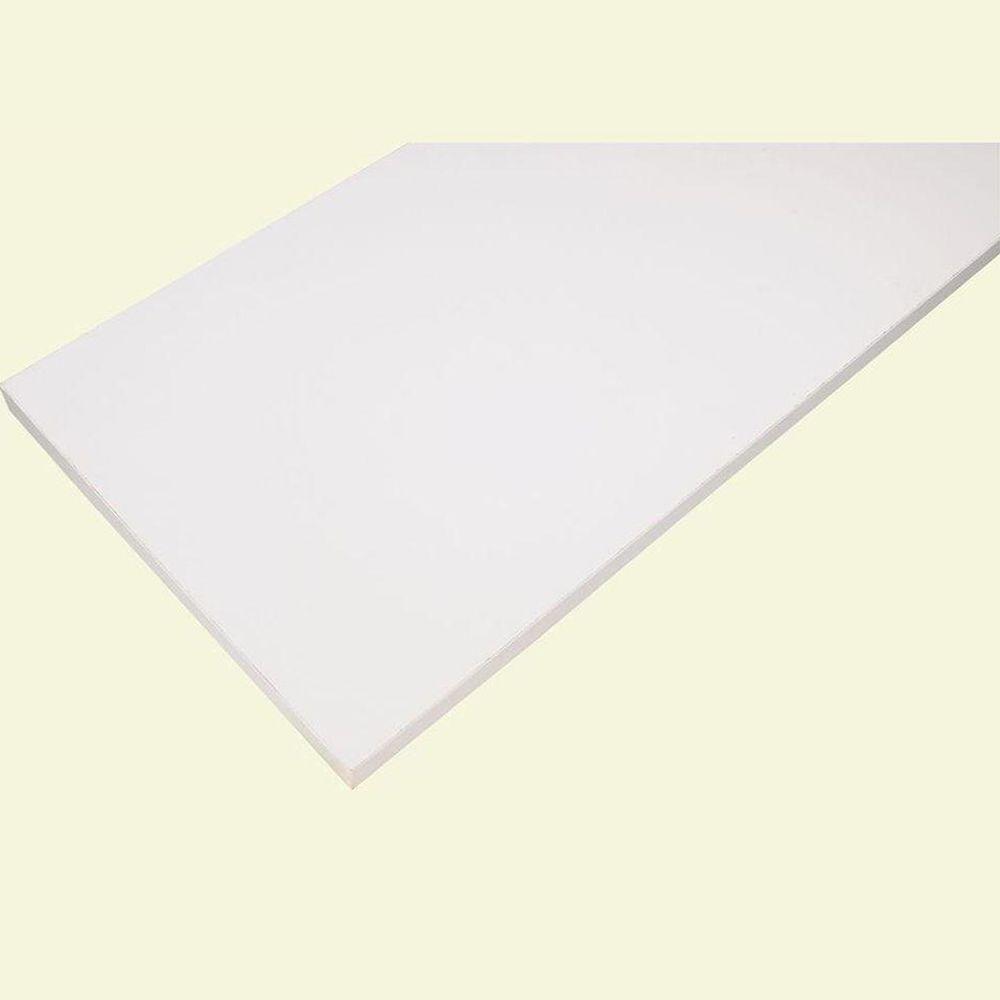 Rubbermaid 10 in. x 36 in. White Laminate Decorative ShelfFG4B2500WHT