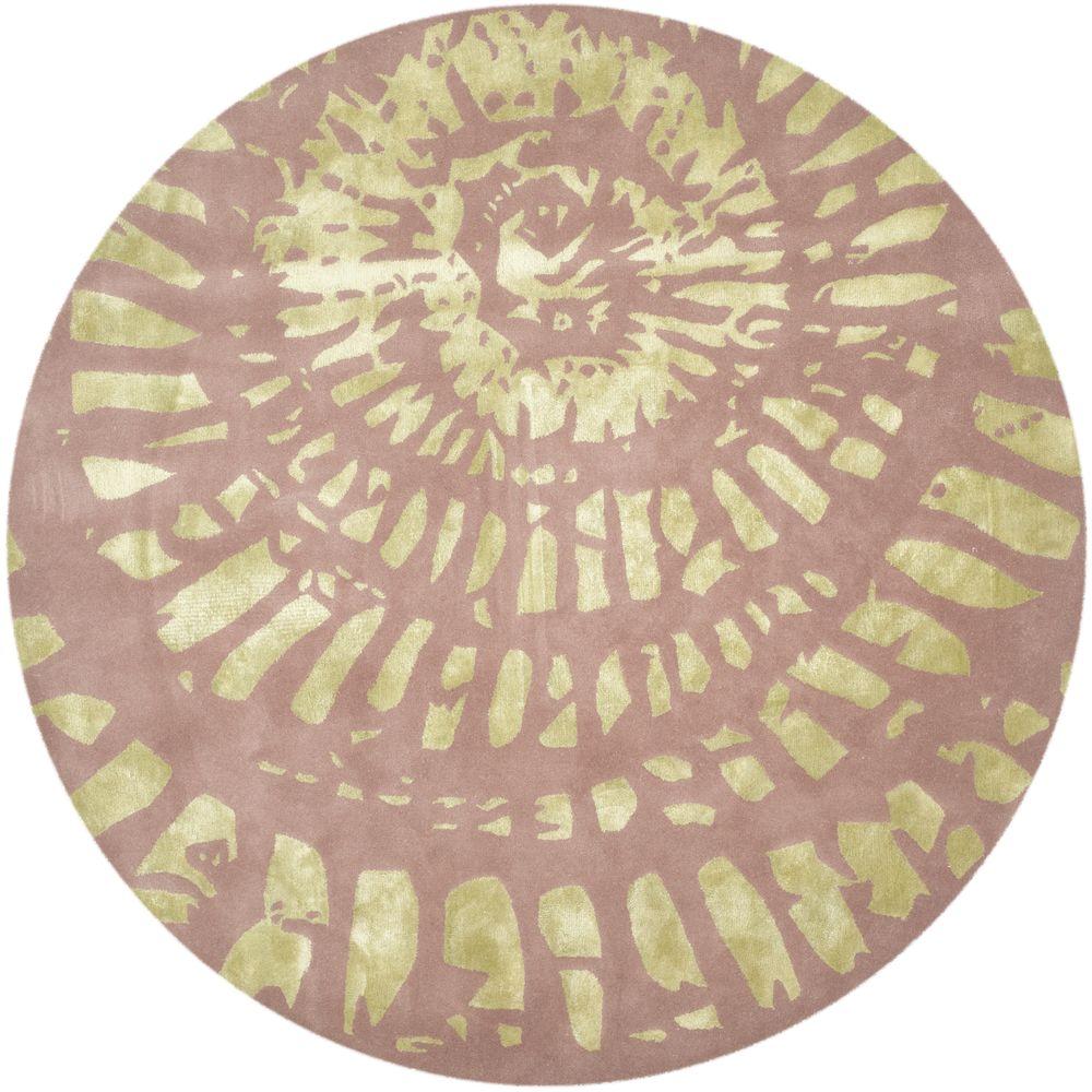 Safavieh Capri Plum Mist 7 Ft X Round Area Rug Cpr411a 7r Safavieh Capri Plum Mist 7 Ft X Round Area Rug