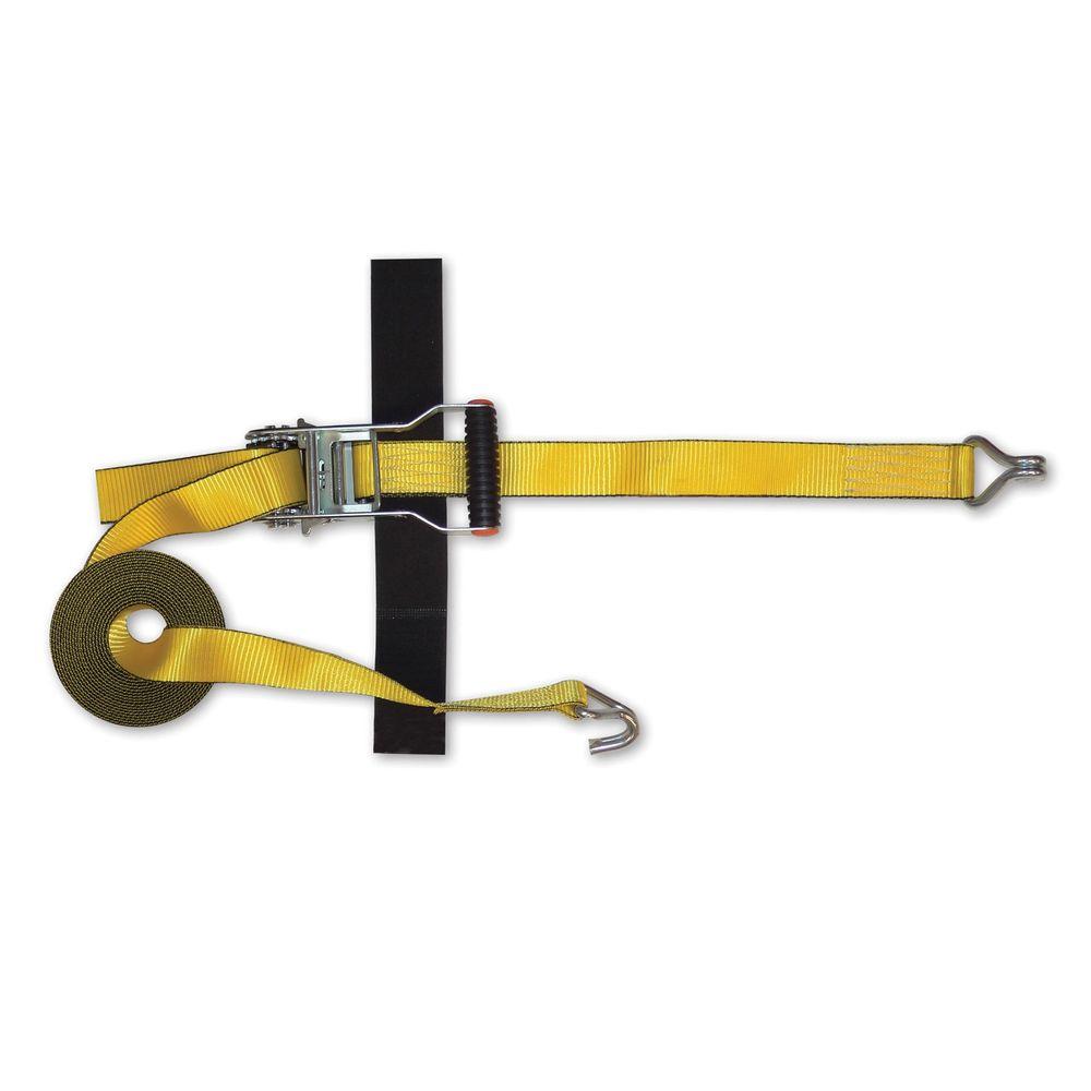 SNAPLOC 15 ft. x 1.5 in. JHook Strap with AntiTheft Ratchet in