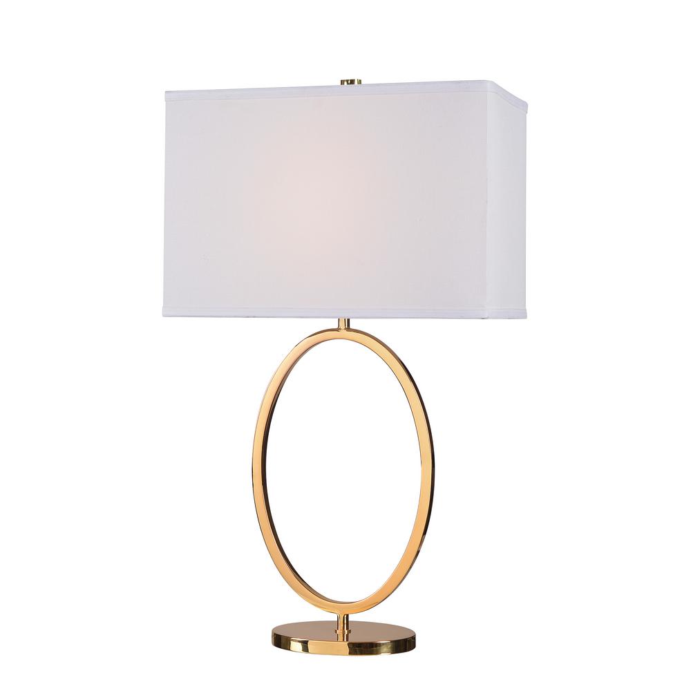 Kenroy Home Oke 30 5 In Table Lamp With White Shade