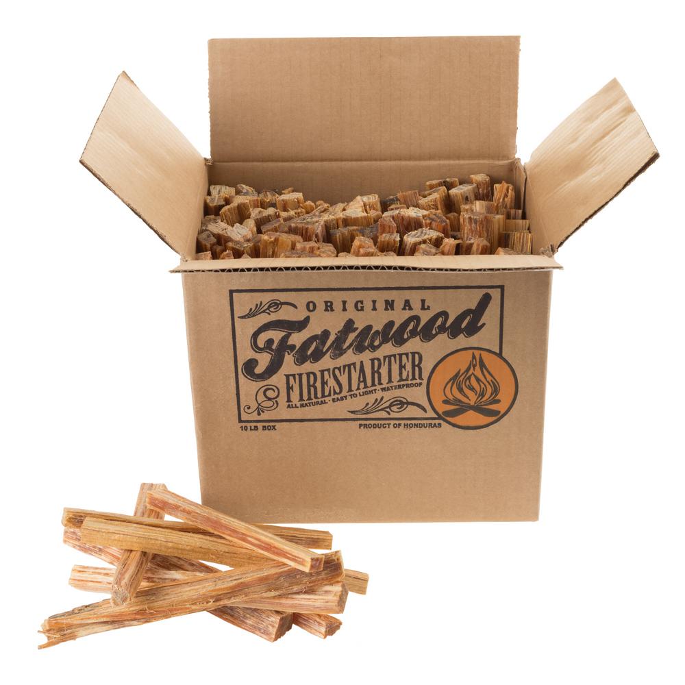 Pure Garden 10 lb. Fatwood Firestarter Kindling Sticks by Pure Garden