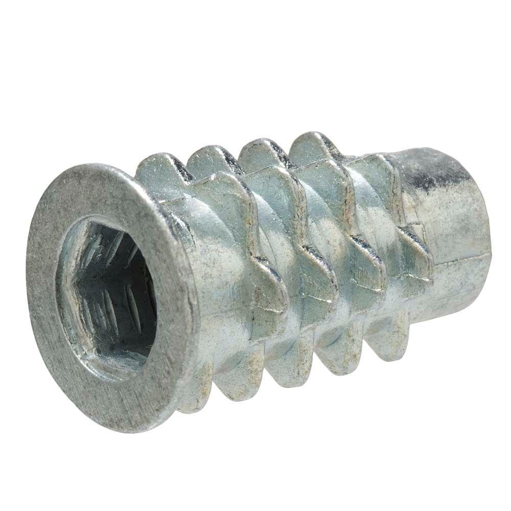 100-Pack Steel Hex Jam Nuts, 5/16-24 Thread, Zinc Plated, Grade 2, 1/2" Width - Thin Nuts For Tight Spaces (ASME B18.2.2)