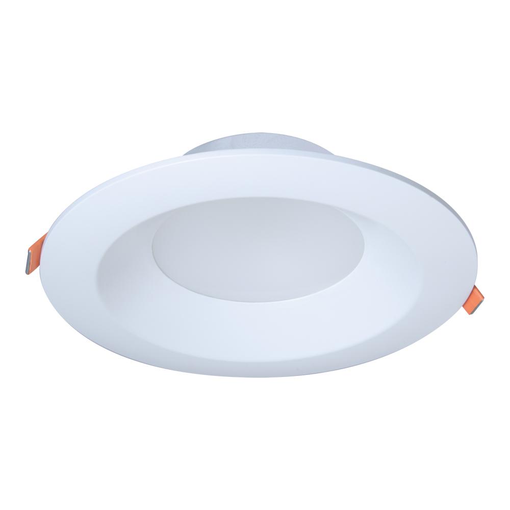 Halo LT6 Series 6 in. Selectable CCT (3000K-5000K) Canless Integrated LED White Recessed Light Trim, Direct Mount, Dimmable