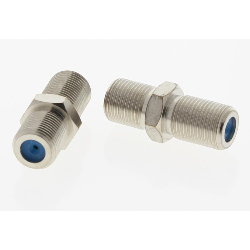 Ideal 90° Coaxial F-Type Adapters (2 per Pack)-85-070 - The Home Depot