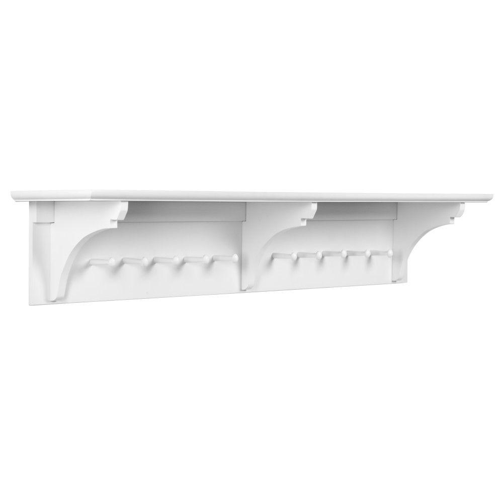 Martha Stewart Living Solutions Picket Fence Wall Mounted Coat Rack by Martha Stewart Living