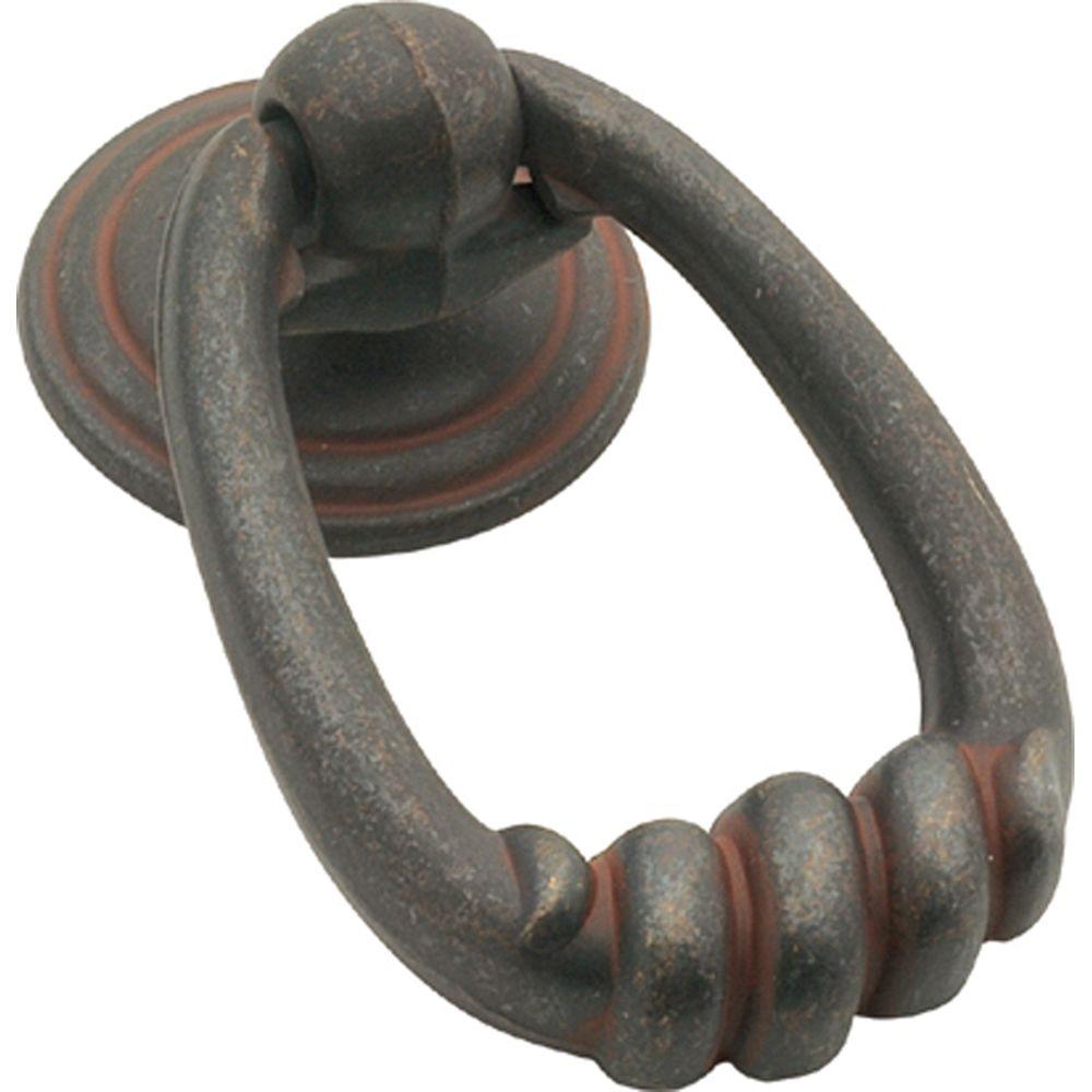 Hickory Hardware Manchester 21/8 in. Rustic Iron Ring PullP2014RI
