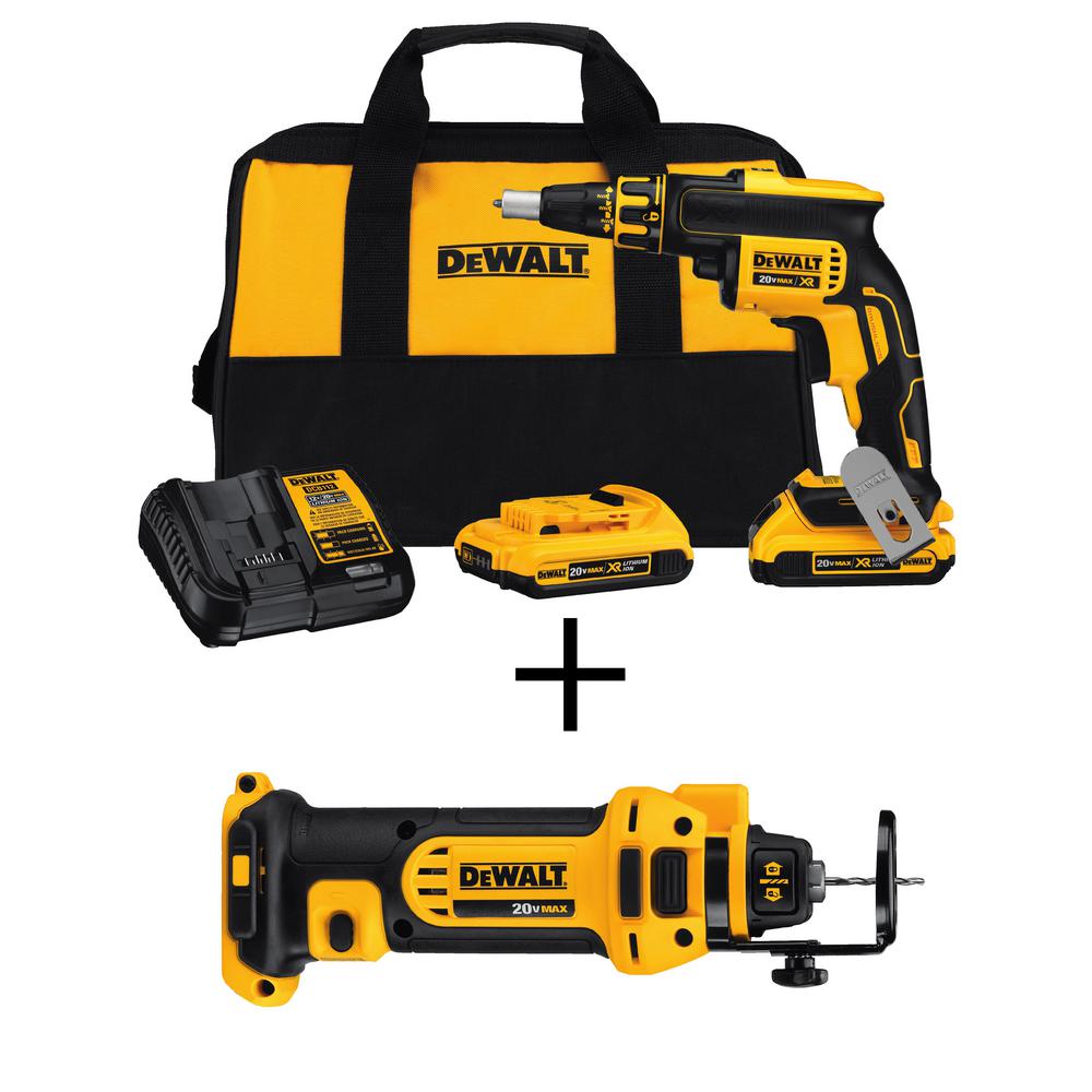 Dewalt Belt Clip Included Drills Tools The Home Depot 20 Volt Max Xr Lithium Ion Cordless Brushless Drywall Gun Kit W