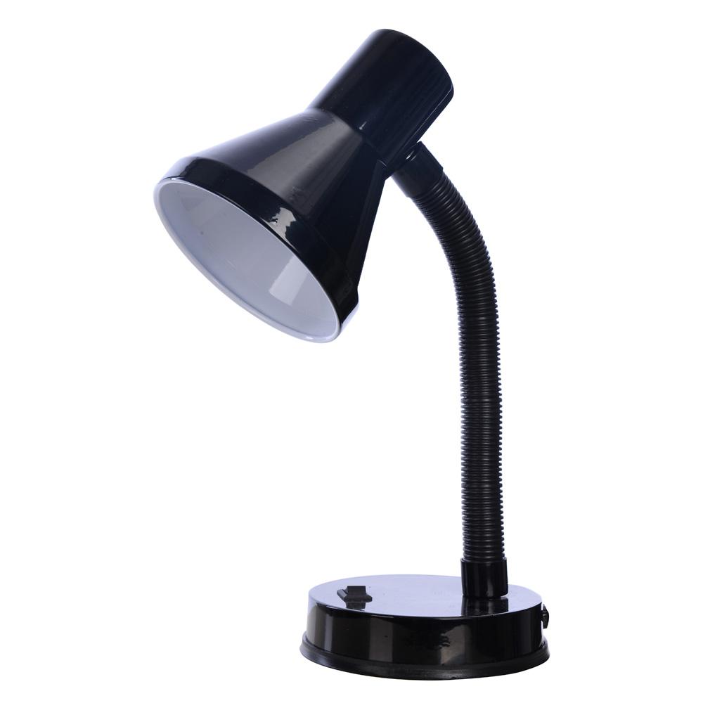 Cresswell 14 In Black Gooseneck Desk Lamp With Metal Shade 17341