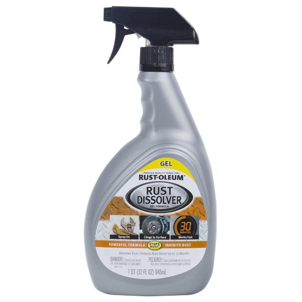 Rust Oleum 32 Oz Rust Dissolver Spray Gel 300112 The Home Depot