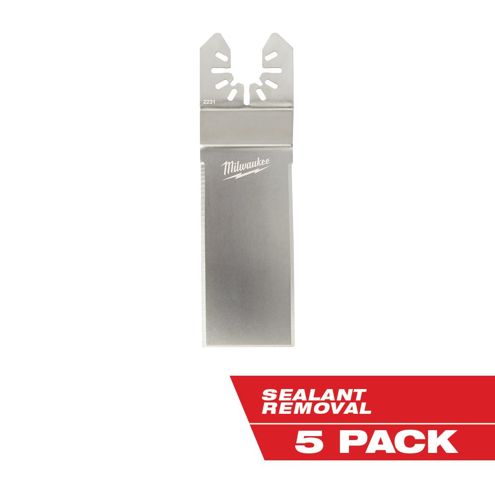 Milwaukee 3 in. Stainless Steel Tapered Sealant Cutting Oscillating
