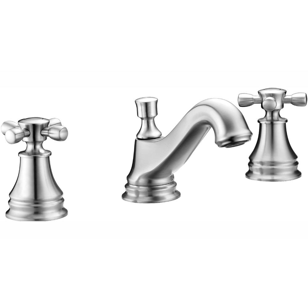 ANZZI Melody Series 8 in. Widespread 2-Handle Mid-Arc Bathroom Faucet in Brushed Nickel was $184.99 now $147.99 (20.0% off)