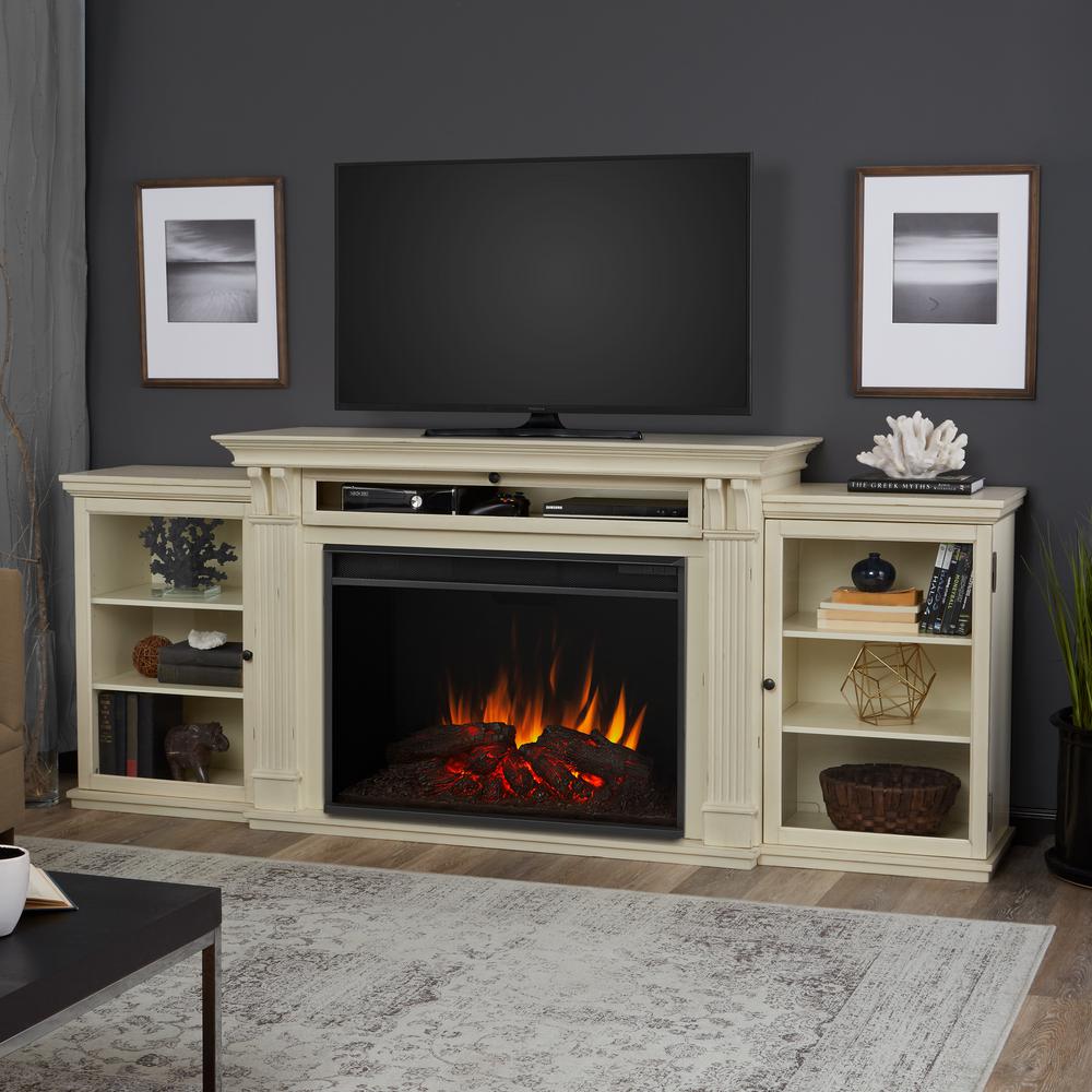 Real Flame Frederick Entertainment 72 In Media Console Electric Fireplace Tv Stand In Chestnut 0613