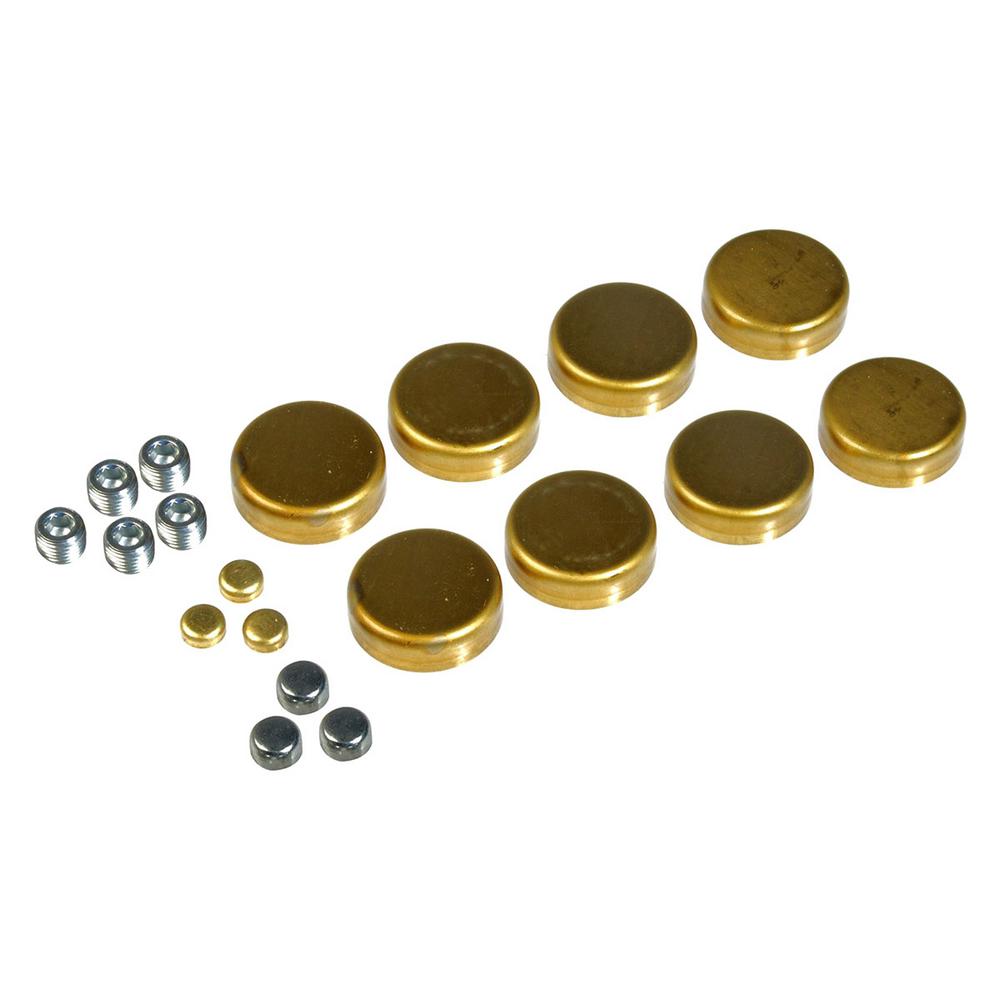 Autograde Gm Brass Expansion Plug Kit, 15 Expansion Plugs, 5 Pipe Plugs