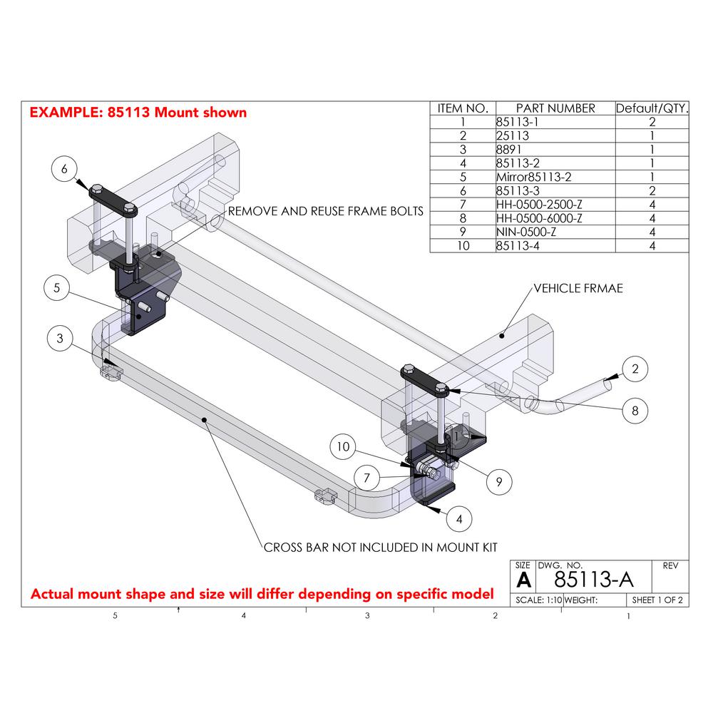 Detail K2 Snow Plow Custom Mount For Chevy Trailblazer 2002 2006 And Envoy 2002 2006 And Bravada 2002 2004 82611 The Home Depot