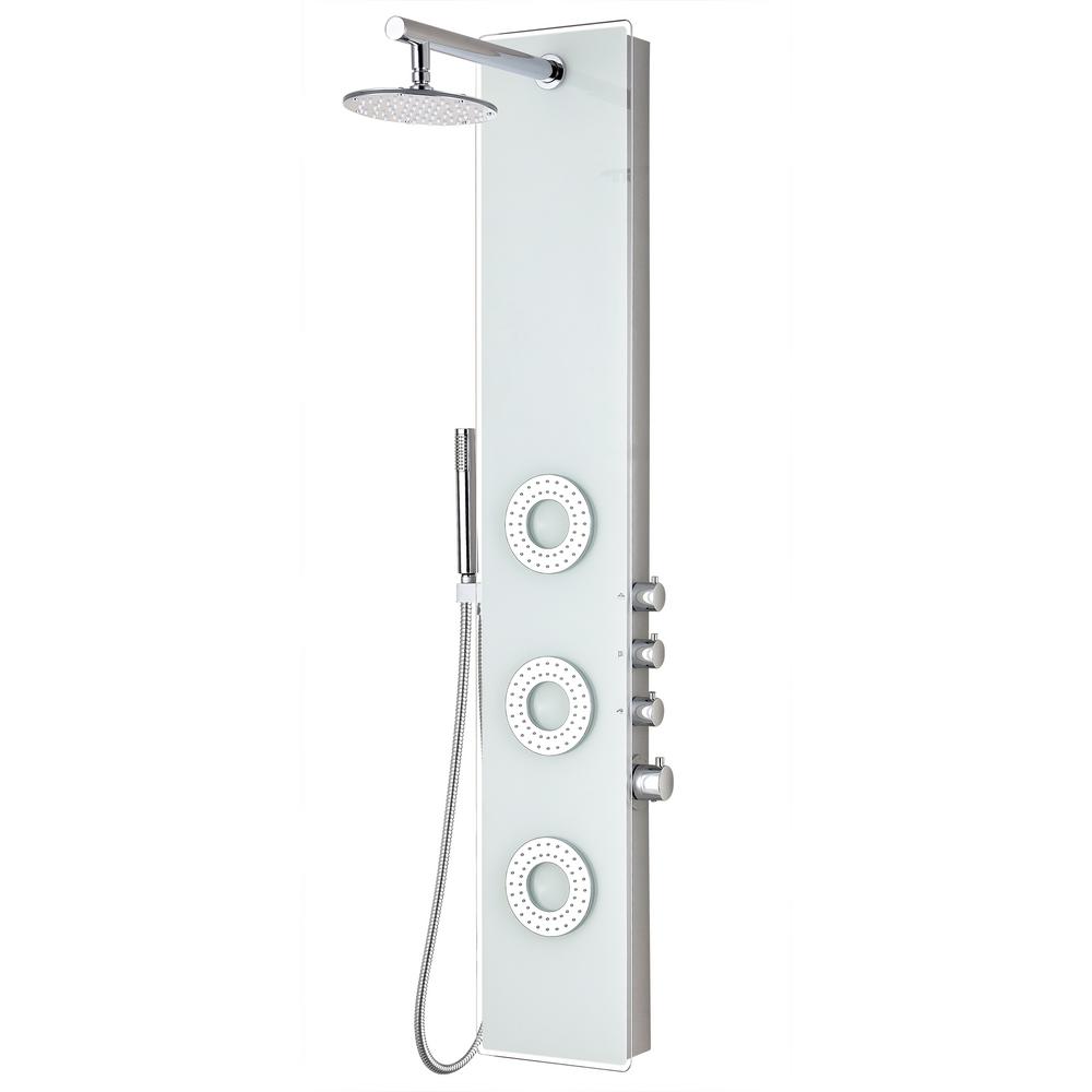 ANZZI Lynn 58 inch 3-Jetted Full Body Shower Panel with Heavy Rain Shower and... by ANZZI