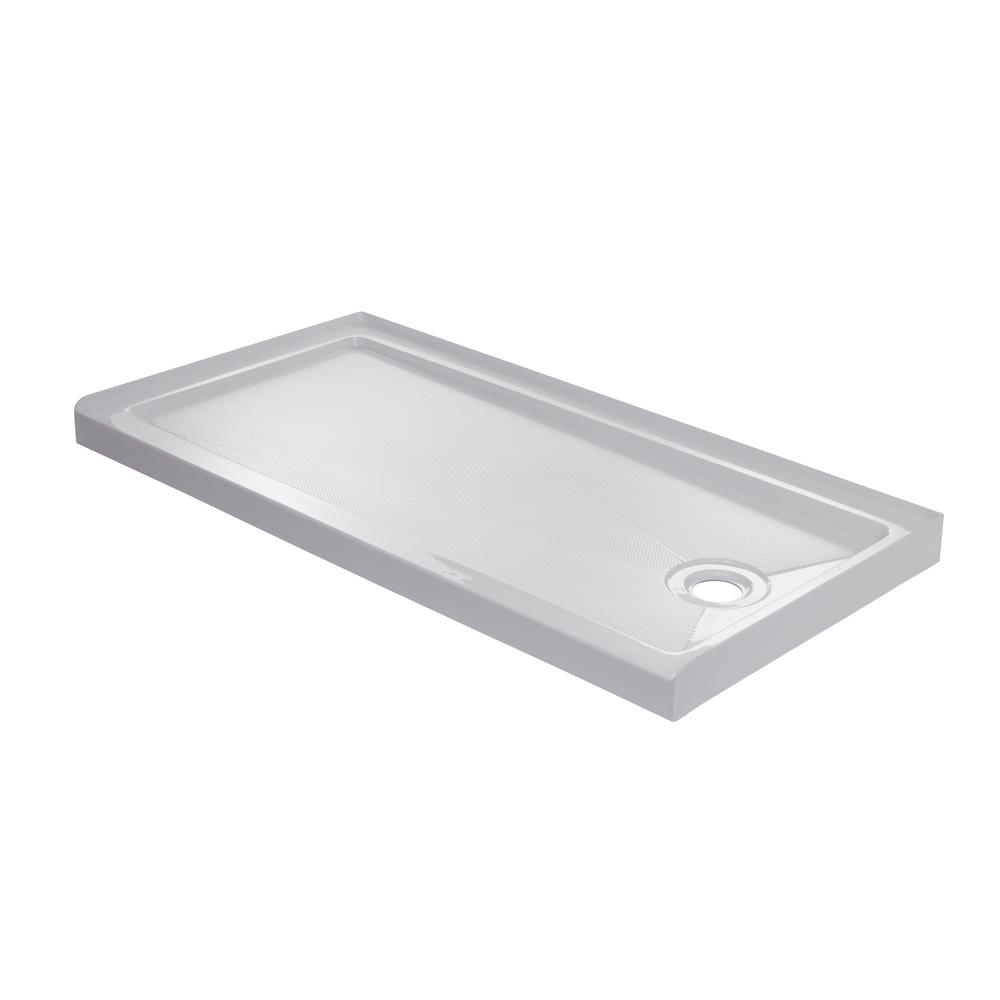 Foremost 6030R White 60" X 30" Rectangular Shower Base