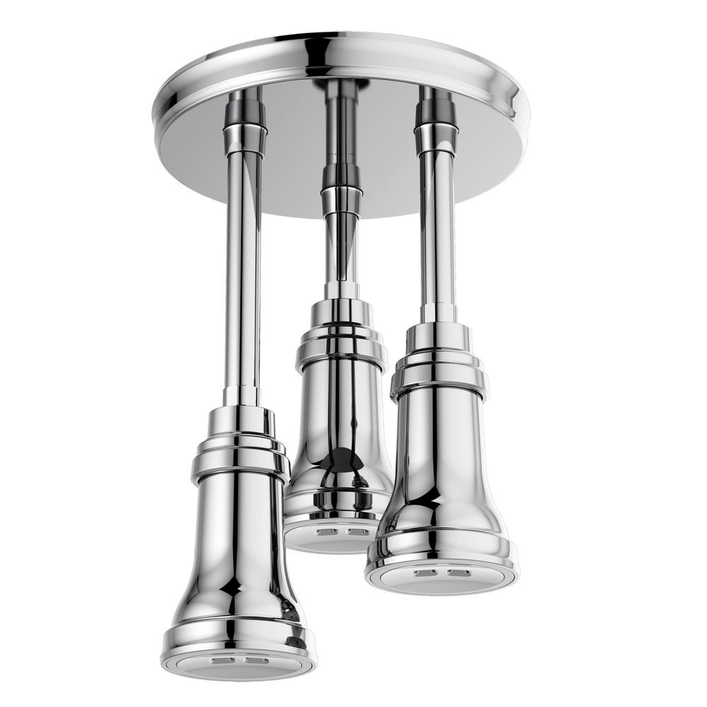 Delta Traditional Pendant 1 Spray 9 3 In Triple Ceiling Mount