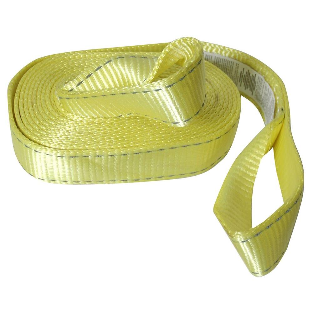 Reese 2 in. x 20 ft. Tow Strap Rope with Loop9426400 The Home Depot