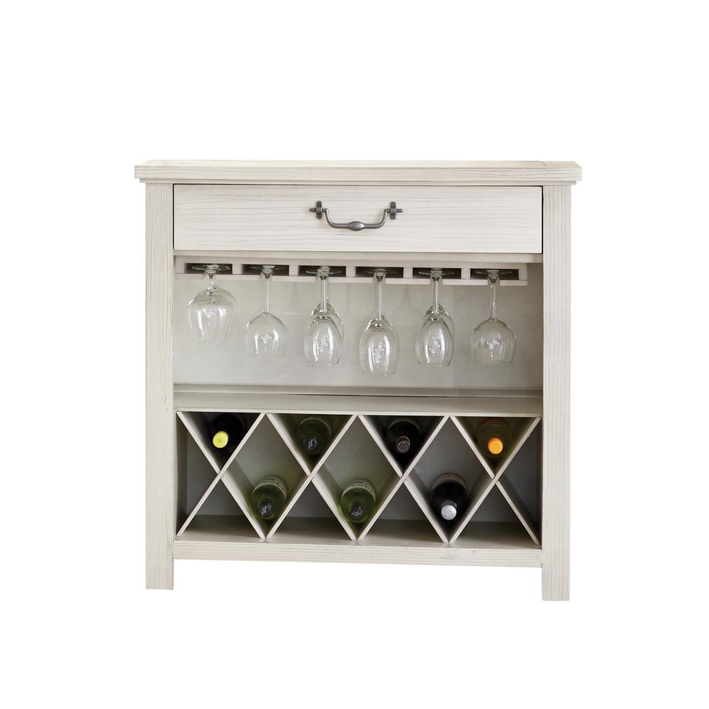Os Home And Office Furniture Harper S Branch Off White Wine Rack