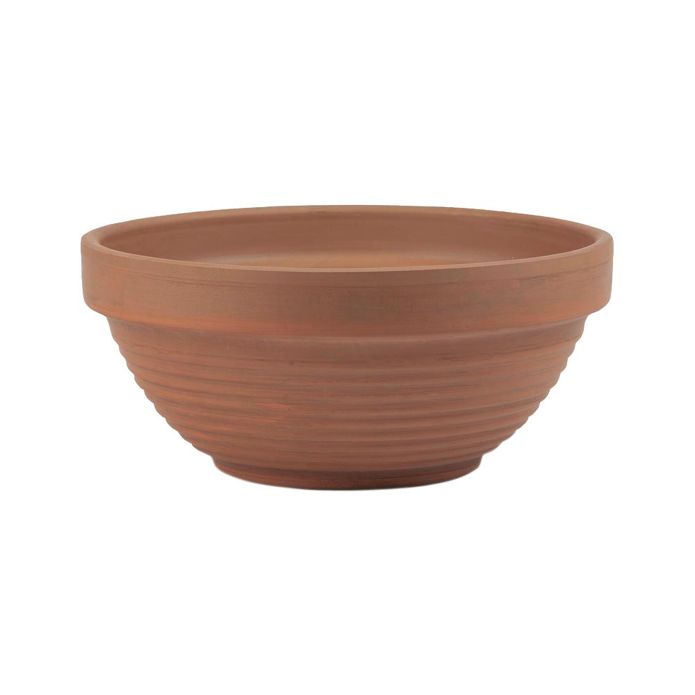 Pennington 8.25 in. Deep Terra Cotta Bowl Planter