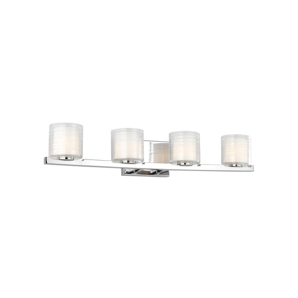 Canarm Hampton 4 Light Chrome Bath Light Ivl370a04ch O The Home Depot 0202