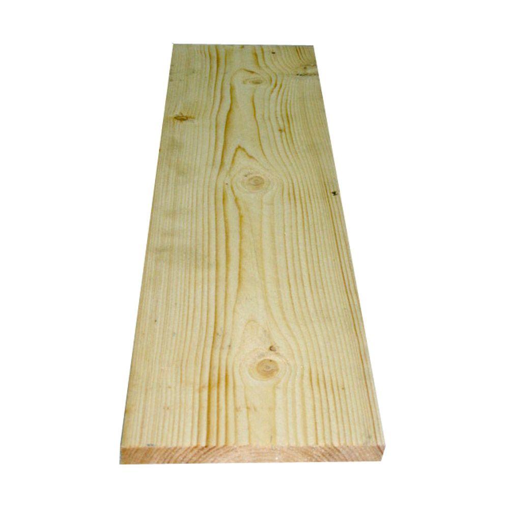 1 in. x 8 in. x 8 ft. Whitewood Ledger Board235145 The Home Depot