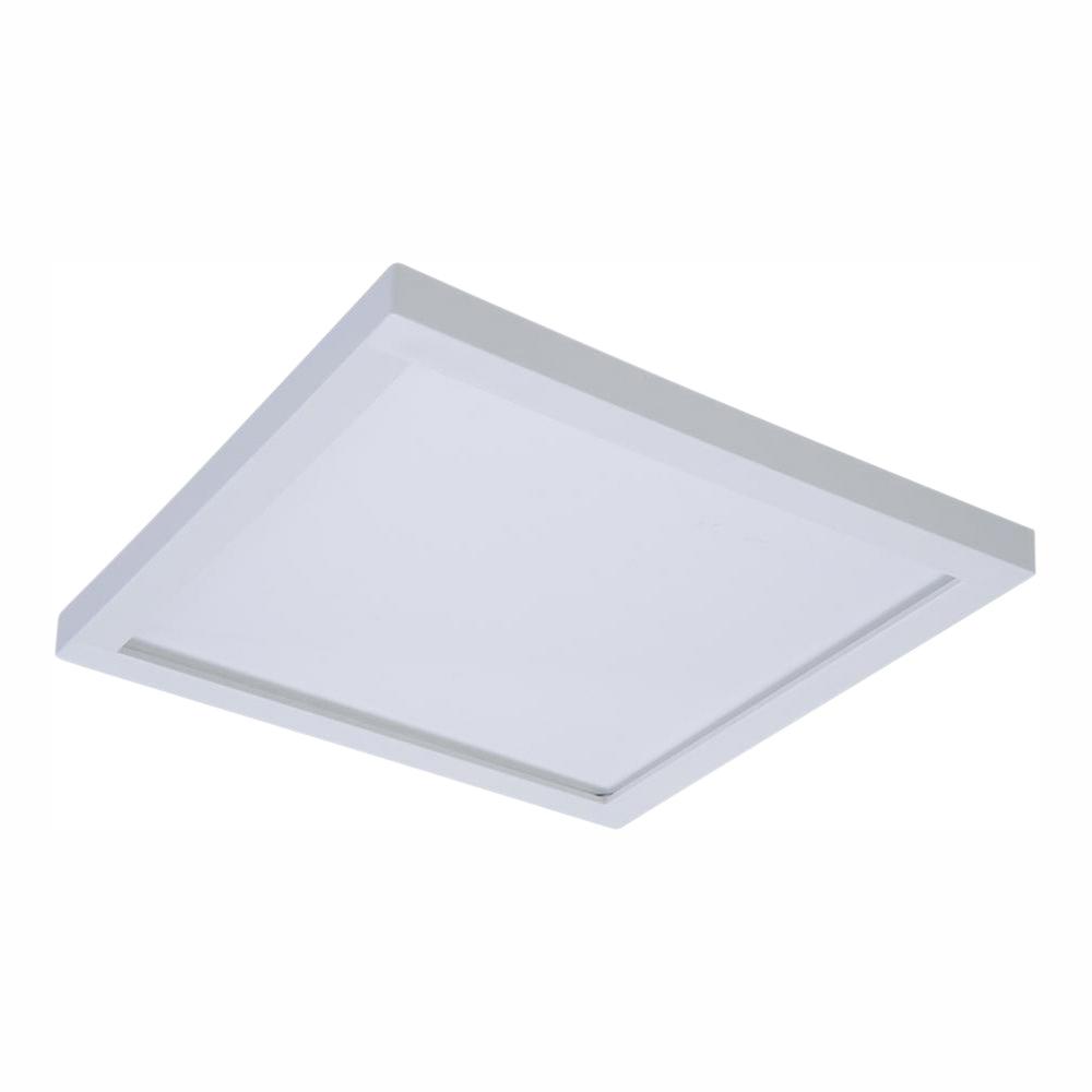 Halo Smd 5 In And 6 In 4000k Cool White Integrated Led Recessed Square Surface Mount Ceiling Light Trim At 90 Cri