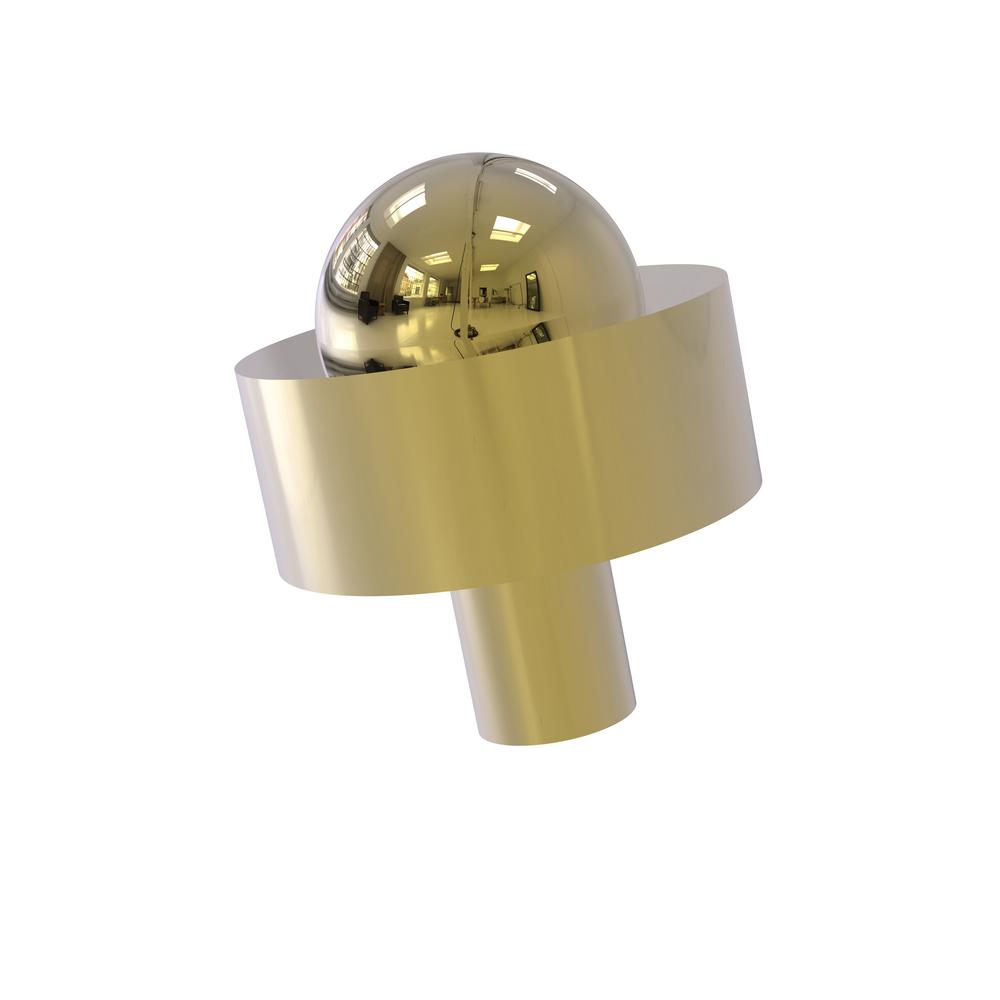 Allied Brass 1 1 2 In Cabinet Knob In Unlacquered Brass 101A UNL The   Unlacquered Brass Allied Brass Handles Knobs 101a Unl 64 1000 