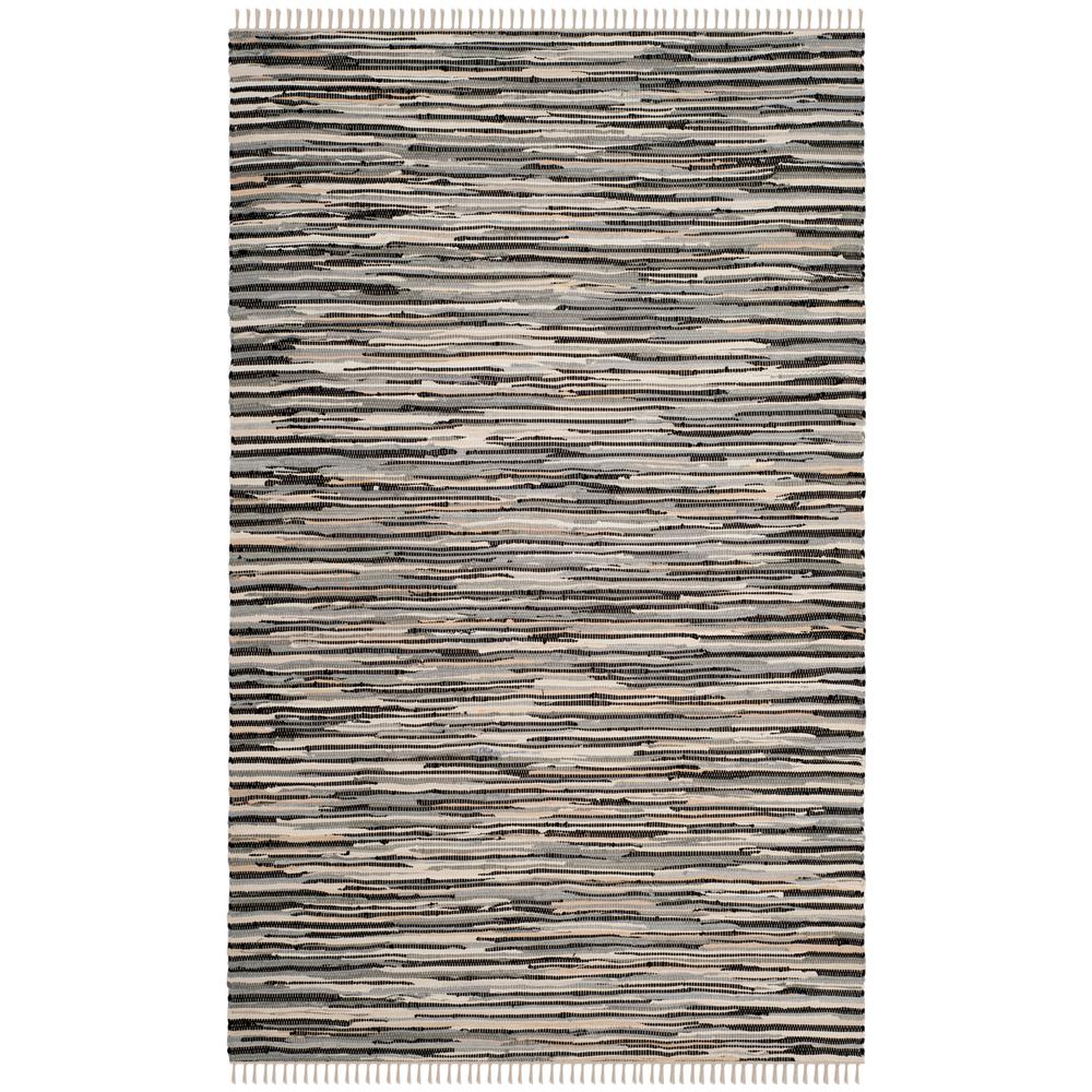 Safavieh Rag Rug Black Multi 5 Ft X 8 Area Rar129q The Rag Rug Black Multi 5 Ft X 8 Area