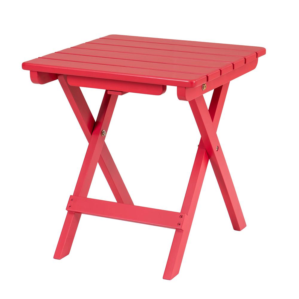 Sunjoy Agatha Classic Red Wood Folding Outdoor Side Table 169551 The Home Depot - Foldable Side Table Outdoor Sunjoy Agatha Classic Red Wood Folding Outdoor Side Table 169551 The Home Depot - Foldable Side Table Outdoor