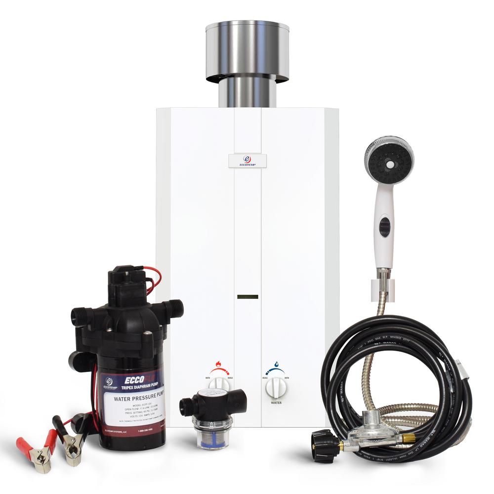 propane outdoor shower