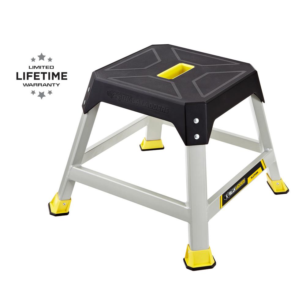 Gorilla Ladders Steel Platform Step With 300 Lb. Load Capacity-GLP-WP ...