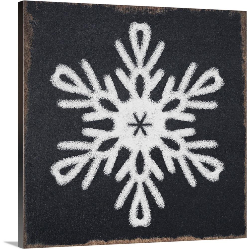 GreatBigCanvas Chalkboard Snowflake III By Circle Art Group Canvas greatbigcanvas-chalkboard-snowflake-iii-by-circle-art-group-canvas