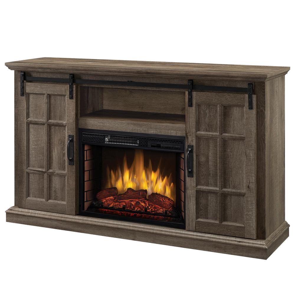 Muskoka Colton 55 In W Freestanding Infrared Electric Fireplace