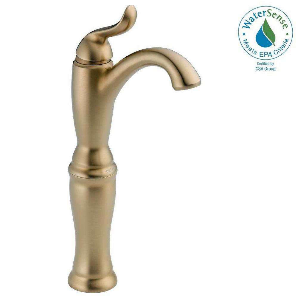 Delta Linden Single Hole SingleHandle Vessel Bathroom Faucet in