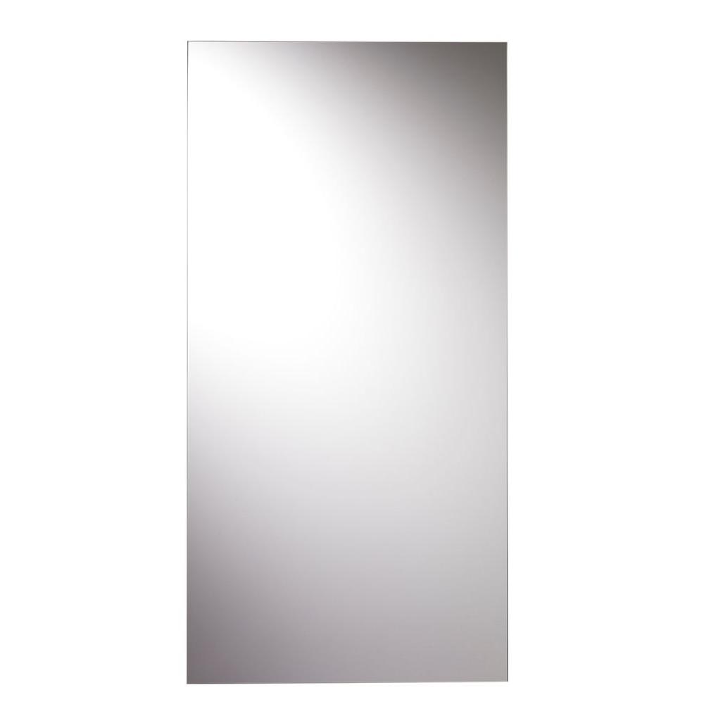 rectangular wall mirror black frame