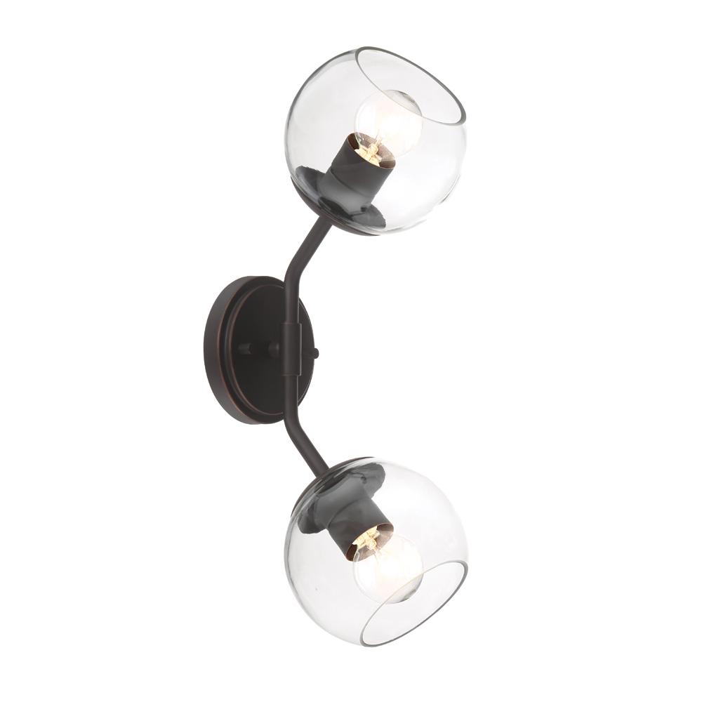 satin bronze wall sconce