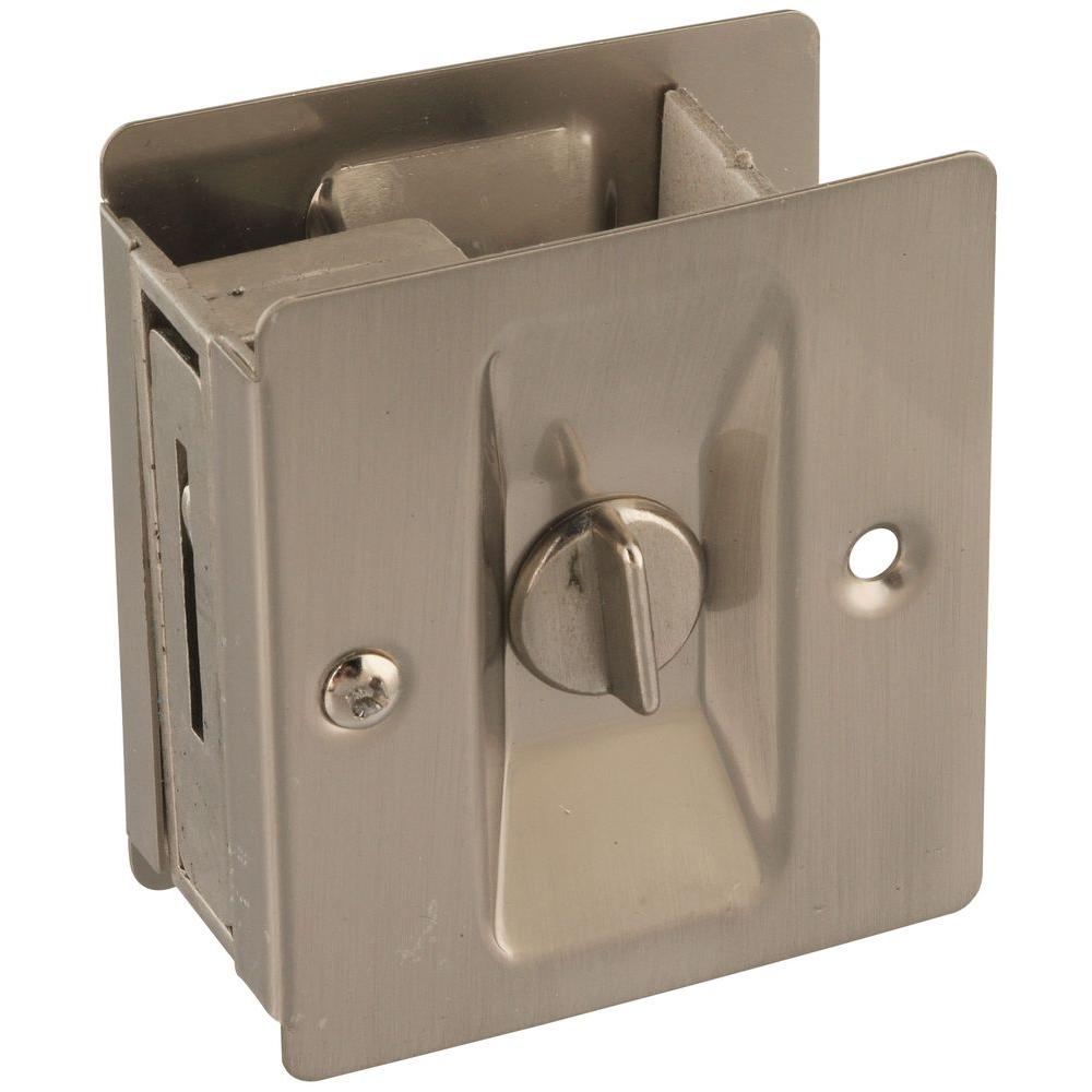 National Hardware Satin Nickel Pocket Door LatchV1951 POCKT DR LATCH