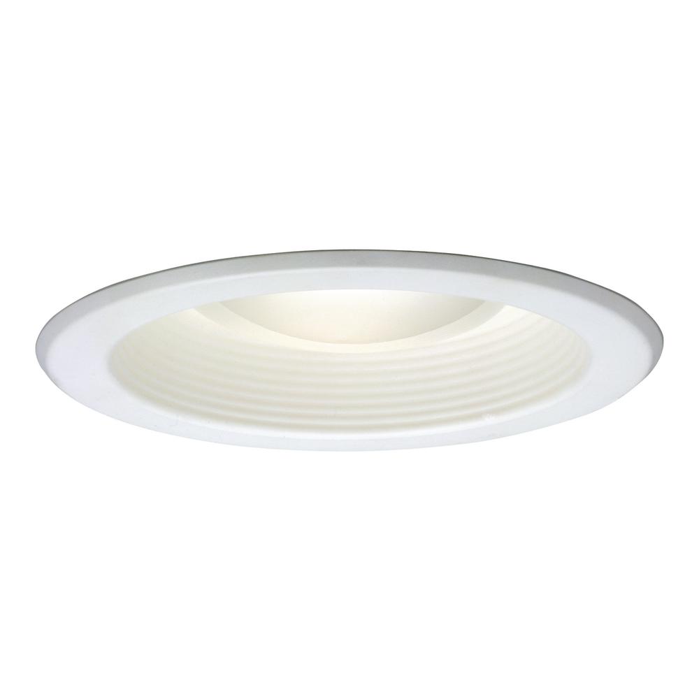 Halo 5 In White Recessed Ceiling Light With Baffle Trim 5001p