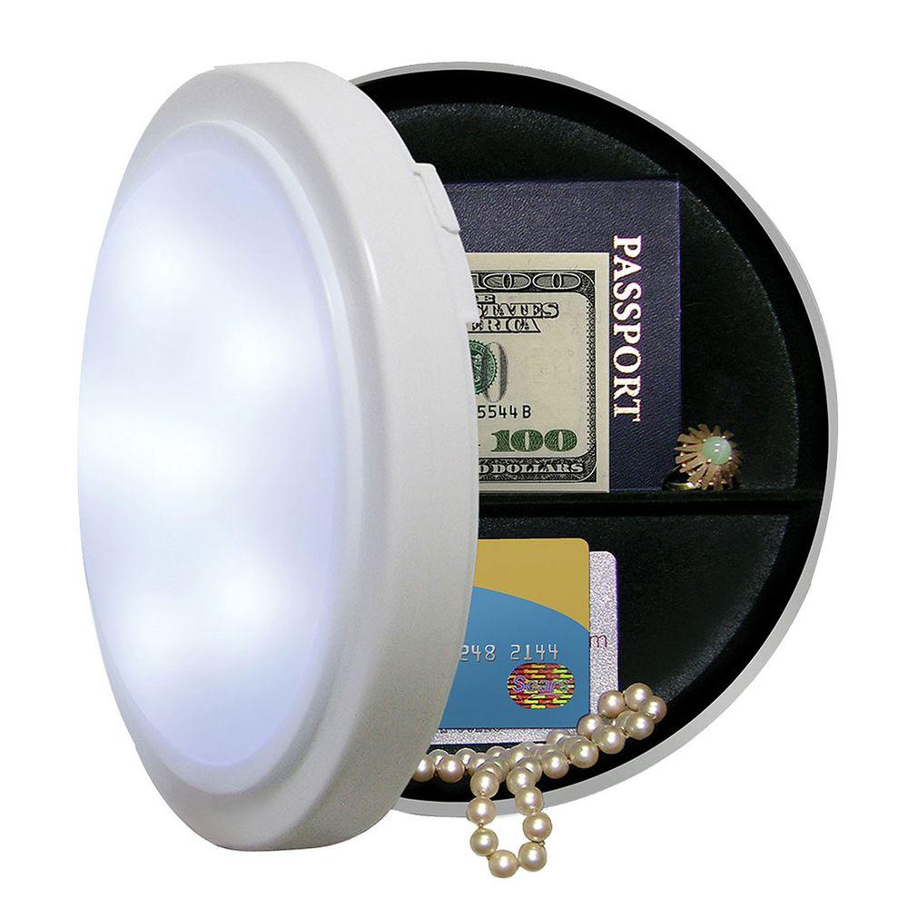 Trademark Home 8 In Wireless Closet Light With Concealed Safe 82