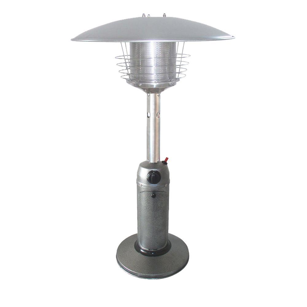 Az Patio Heaters 11 000 Btu Portable Hammered Silver Gas Patio