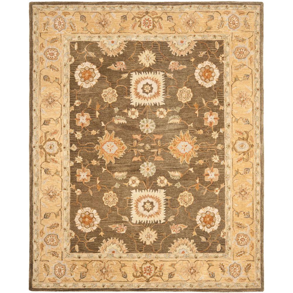 Safavieh Anatolia Brown/Taupe 9 ft. x 12 ft. Area RugAN556C9 The